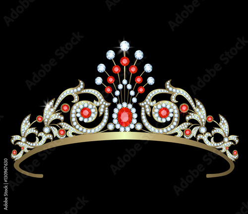 Diadem with diamonds