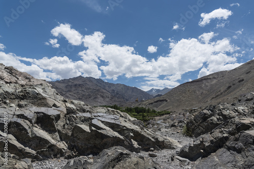 Ladakh landscape ; barren, desert terrain of Ladakh