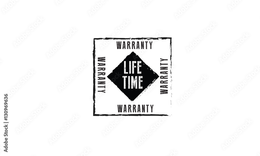 life time warranty icon vector life time warranty icon vector