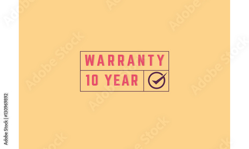 warranty icon vector