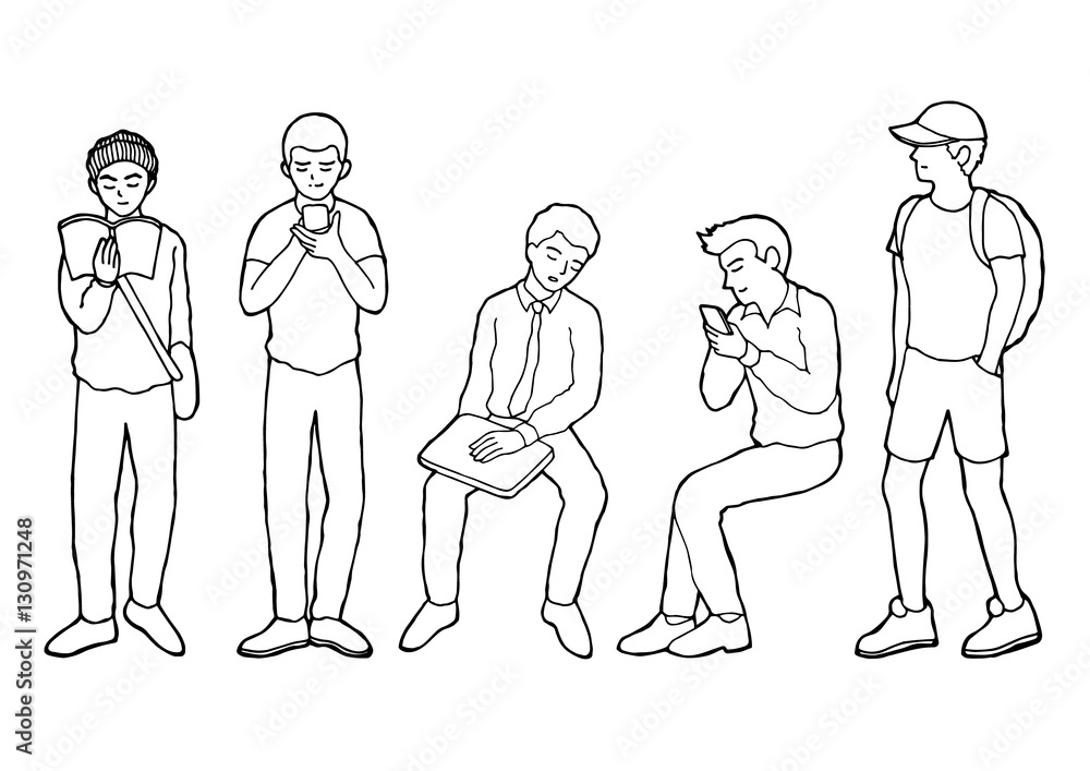 set of human activity in public transportation, shuttle bus, train, travel set of human activity in public transportation, shuttle bus, train, travel