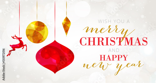 Christmas Balls - Merry Christmas and Happy new year