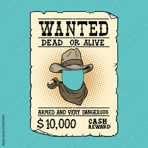 Western ad wanted dead or alive