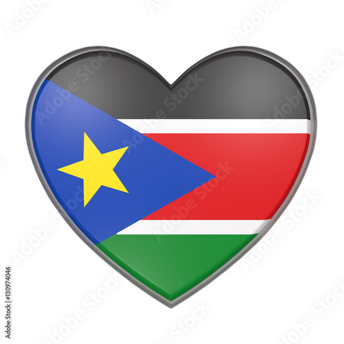 Free Download South Sudan heart - GFXLoad