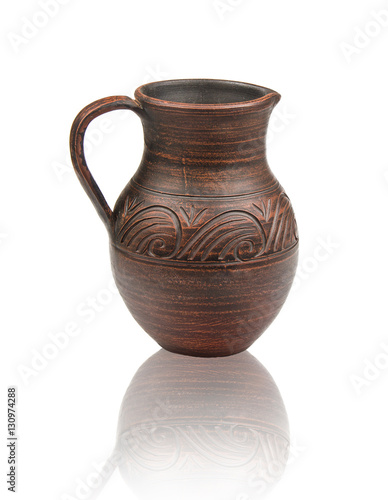 folklore ceramic jug