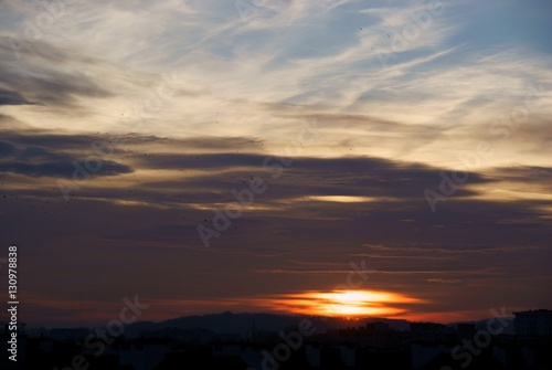 multicolor,picturesque sunset © Maria Brzostowska