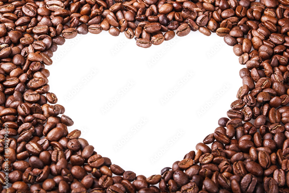 Coffee beans, food background. Selective focus Coffee beans, food background. Selective focus