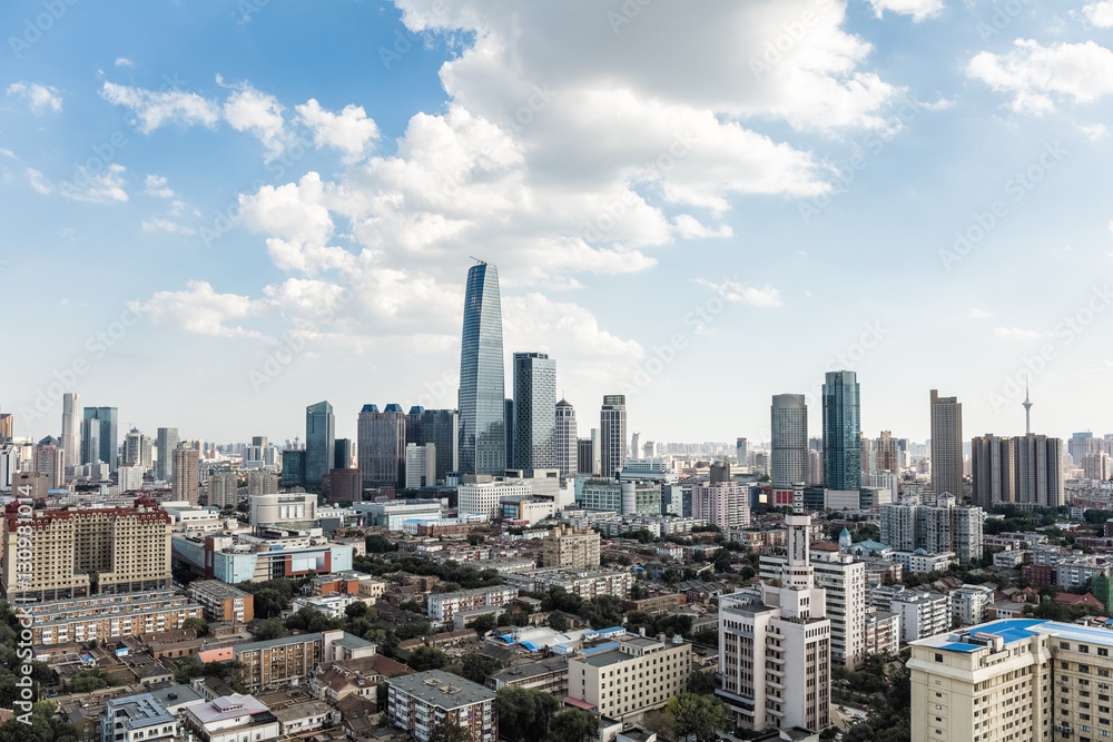 modern tianjin cityscape