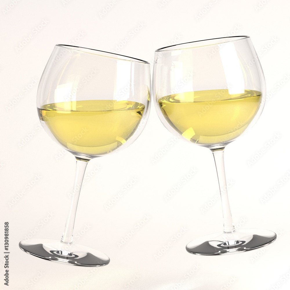 3d render of raising glass of wine 3d render of raising glass of wine