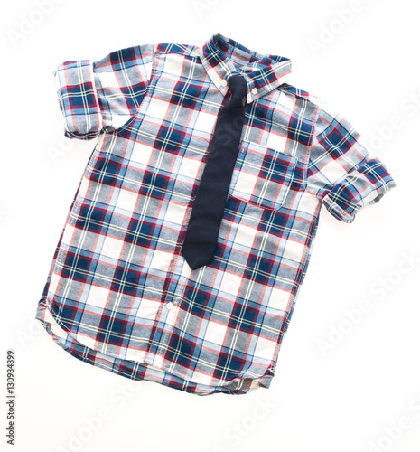 Fashion shirt with neck tie