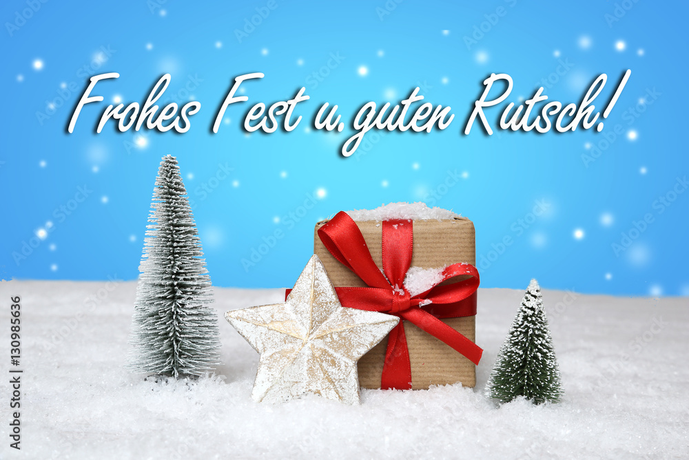 Frohes Fest u. guten Rutsch! StockFoto Adobe Stock