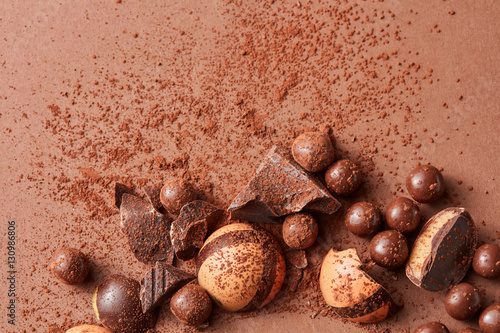 Photos delicious chocolate candies