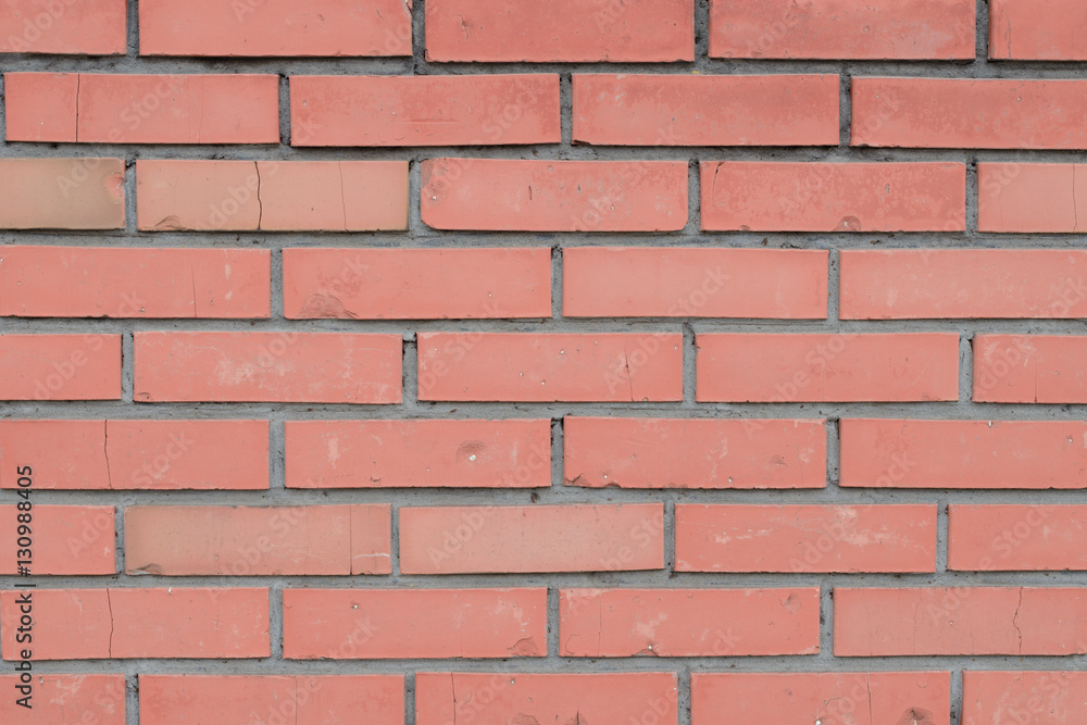 Fototapeta premium Brick texture with scratches and cracks