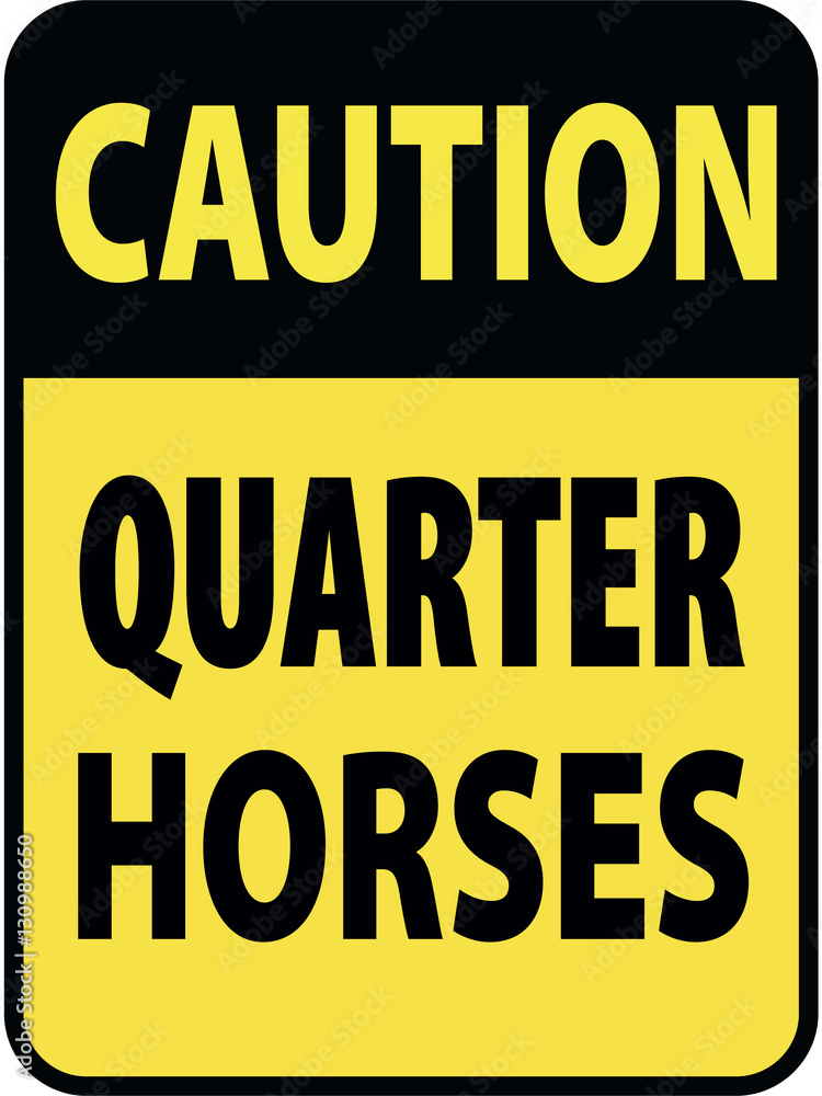 Vertical rectangular black and yellow warning sign of attention, prevention caution quarter horses. On Board Trailer Sticker Please Pass Carefully Adhesive. Safety Products. Vertical rectangular black and yellow warning sign of attention, prevention caution quarter horses. On Board Trailer Sticker Please Pass Carefully Adhesive. Safety Products.