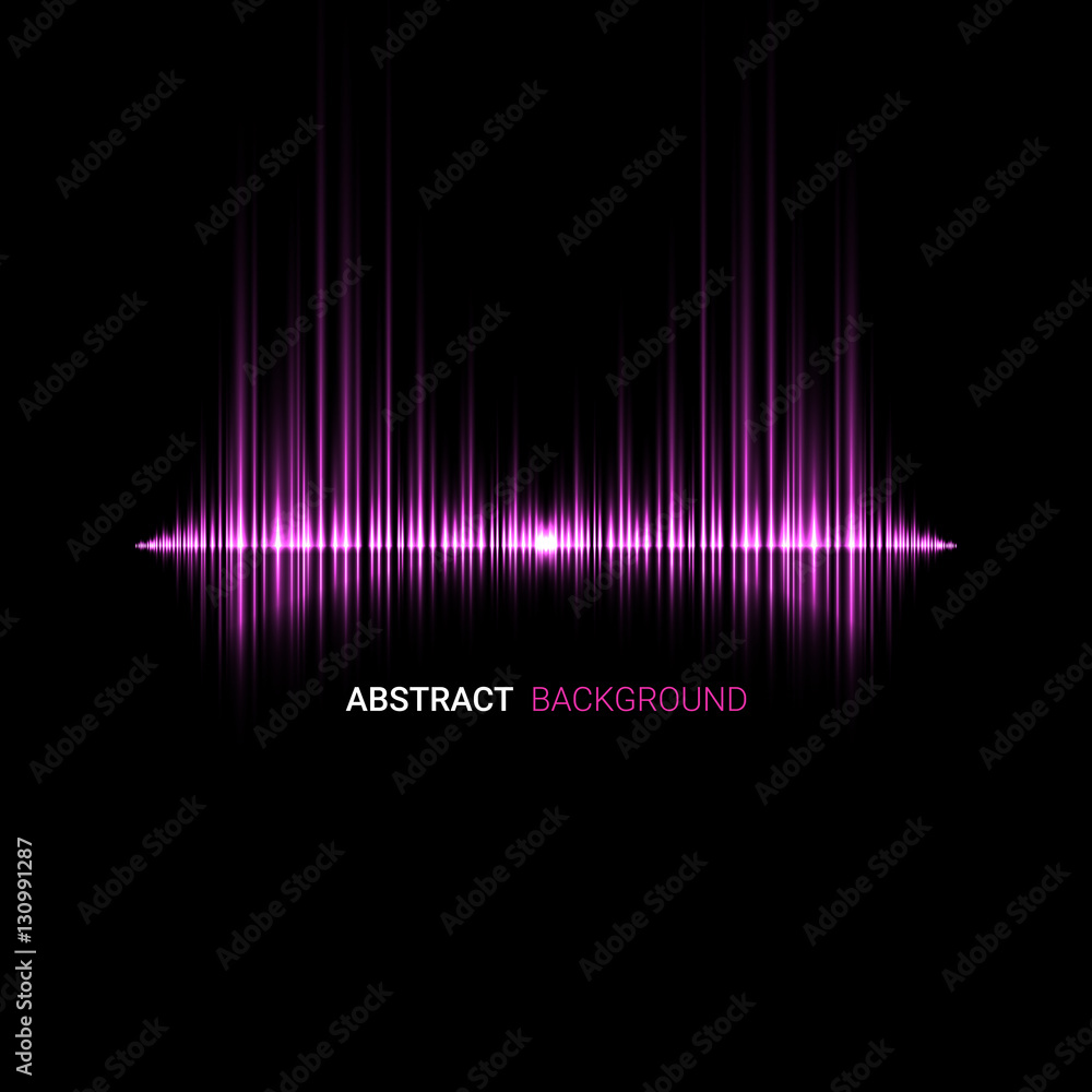 Vector abstract music wave background Vector abstract music wave background