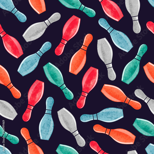 Seamless pattern with color...
