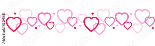 Frise coeurs (sans raccord)