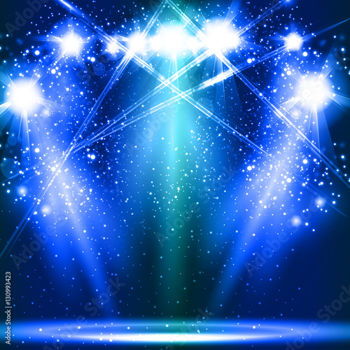 stage, light, spotlight, empty scene illustration easy all edita