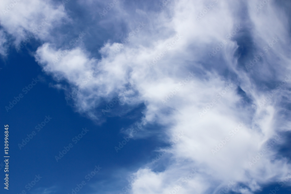 Beautiful white clouds with blue sky background Beautiful white clouds with blue sky background