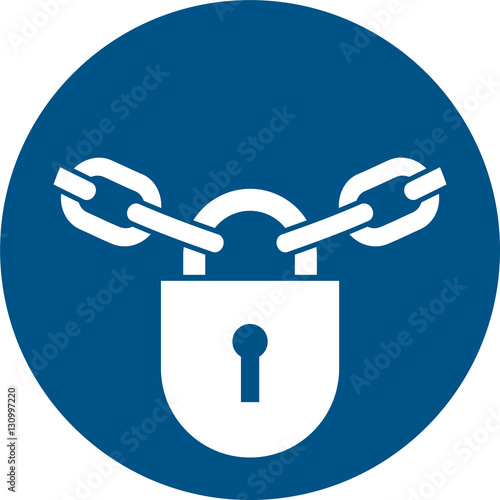 ISO 7010 M028 Keep locked
