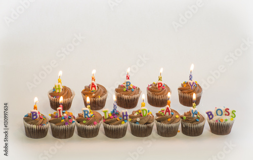 Canvas Print Happy Birthday Boss