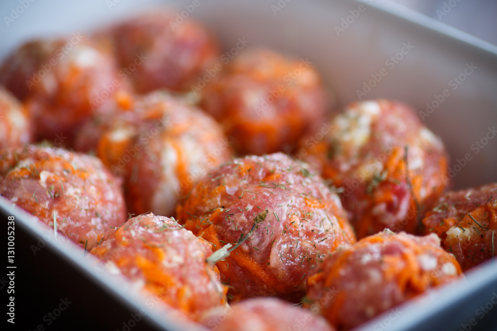 raw meatballs tangled meat with carrots raw meatballs tangled meat with carrots