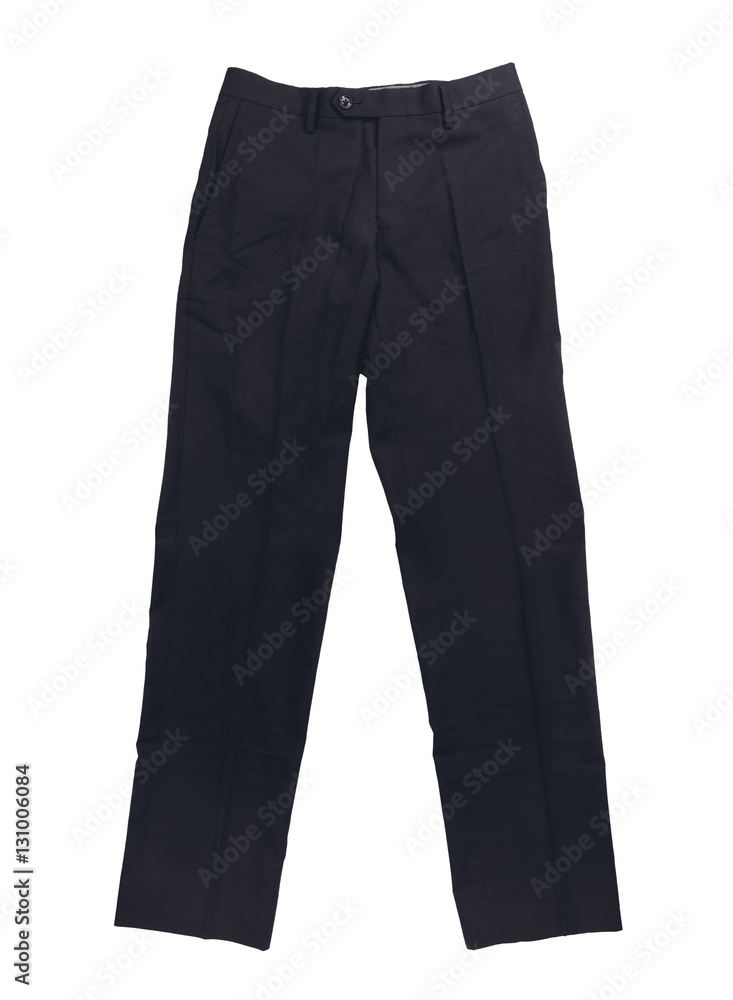 Black pants / Black pants on white background. Black pants / Black pants on white background.