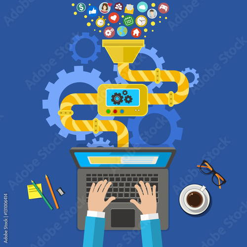 App development for mobile phone.