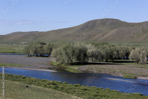 Am Fluss Orchon - Mongolei