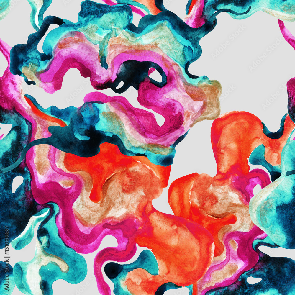 Abstract paint splashes