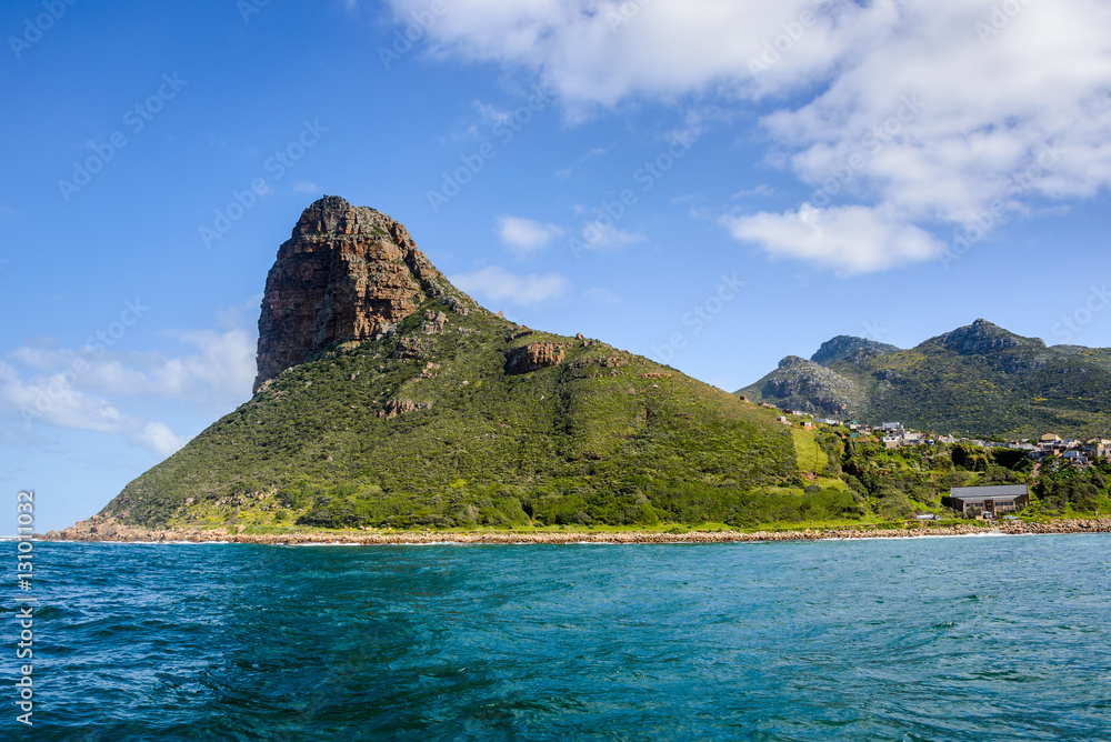 The Sentinel peak in Hout Bay, South Africa The Sentinel peak in Hout Bay, South Africa