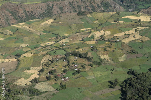 Die Landschaft des Simien Gebirge in Äthiopien  photo