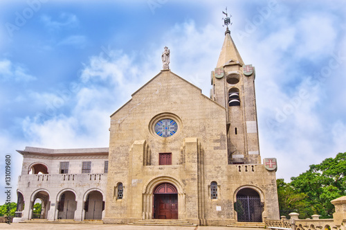 Beautiful view of Penha Church in the morning