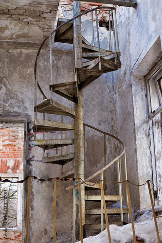 Old circular stairs