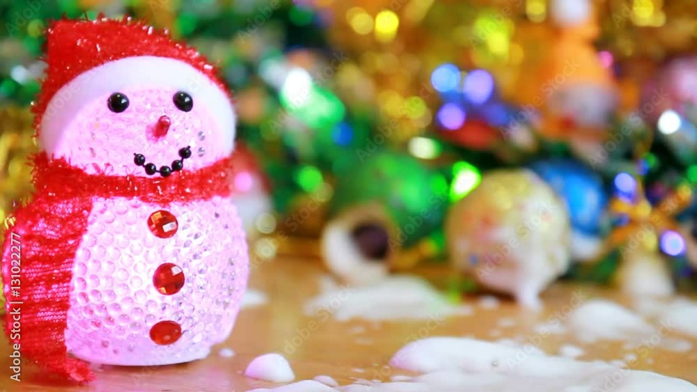 Christmas decoration on wooden table. Christmas decoration on wooden table.
