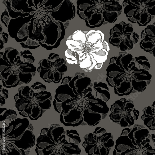 floral flower spring summer background botanical garden
