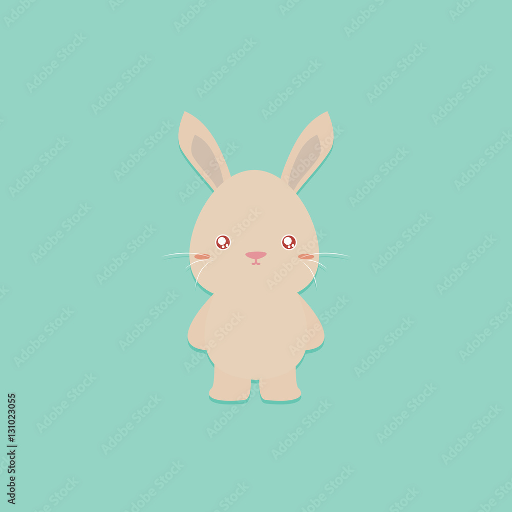 Obraz premium Cute Cartoon rabbit