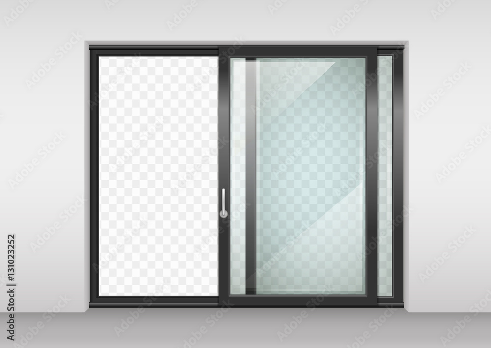 Obraz premium Contemporary sliding door