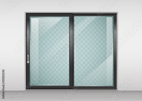 Contemporary sliding door