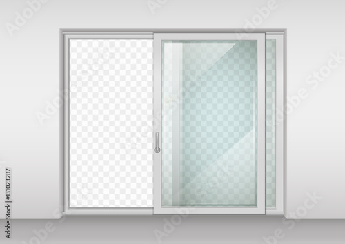 Contemporary sliding door