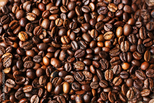 Background from coffee beans. © NataliaL