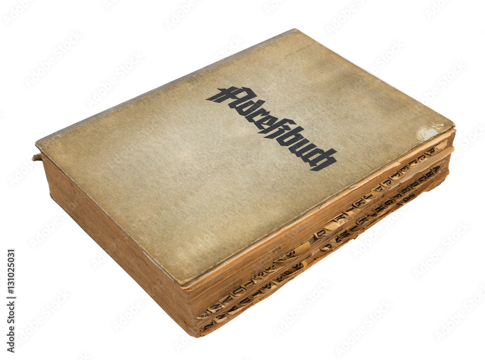 altes antikes adressbuch Stock-Foto | Adobe Stock