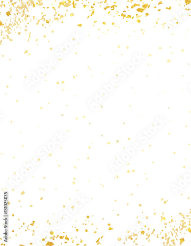 Confetti isolated on white background. Vector abstract colorful backdrop.