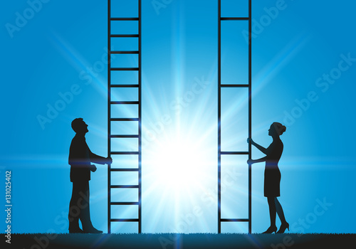Inégalité homme femme - échelle - discrimination - injustice