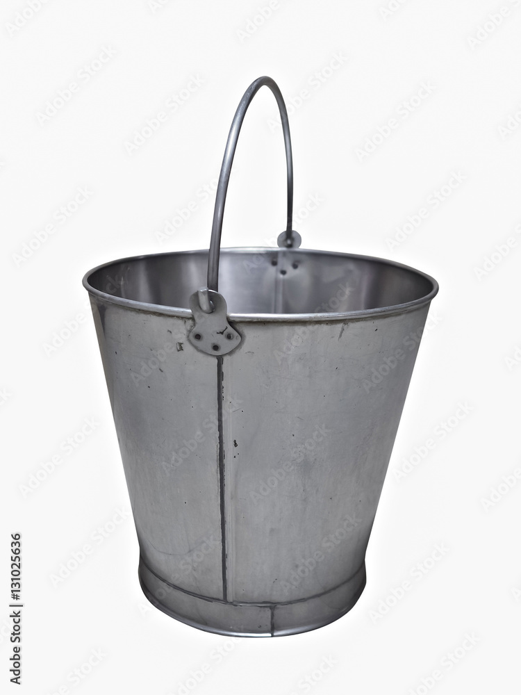 Old Stainless Steel Bucket Old Stainless Steel Bucket
