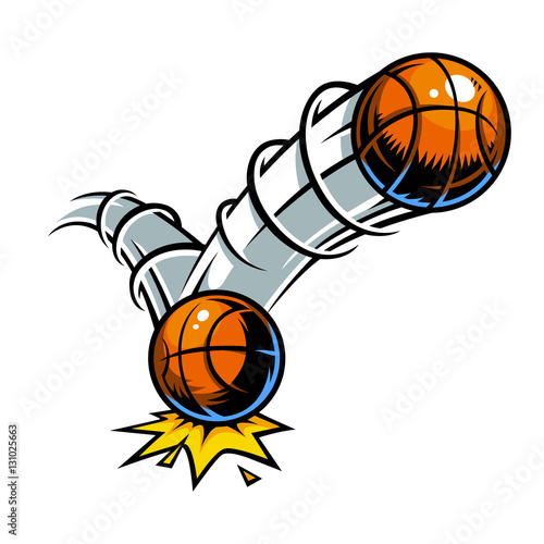Vector color comics icon.