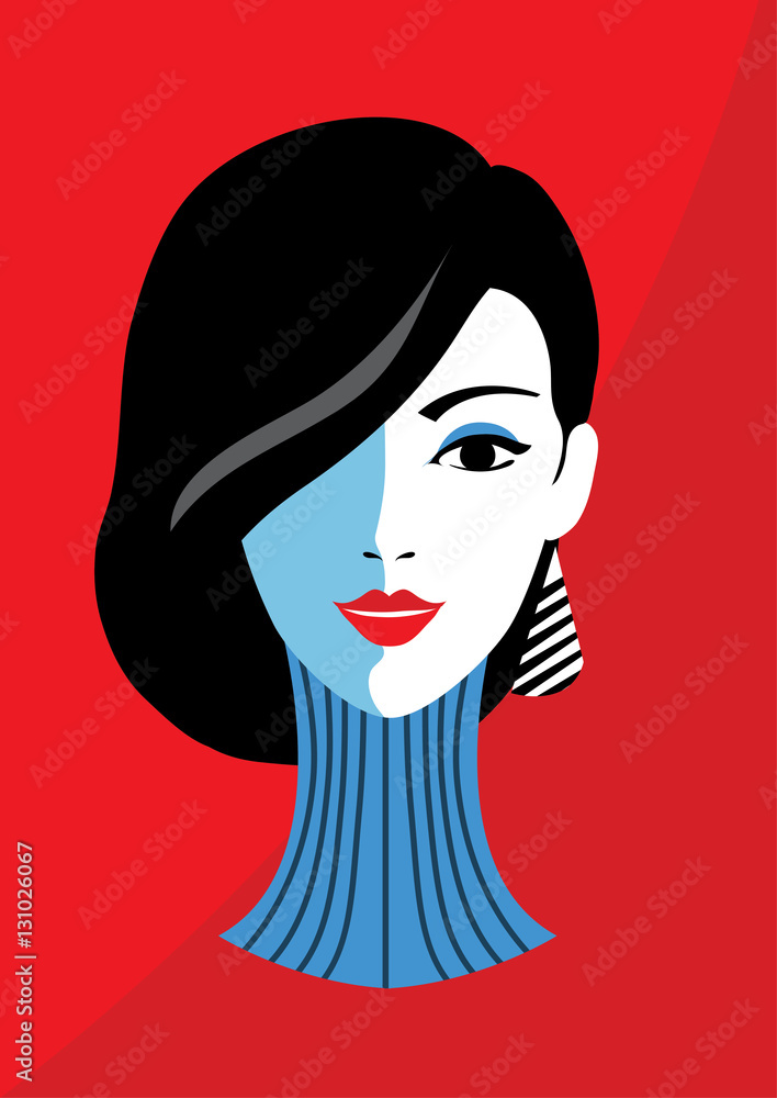 Stylish beautiful model for fashion design Stylish beautiful model for fashion design