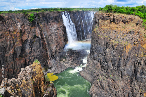 Victoria Falls in Zimbabwe on the Zambezi River © robnaw