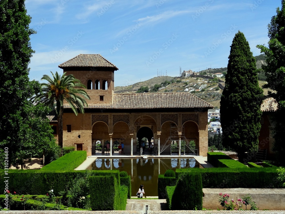 Palasio del Partal. Alhambra, Granada, Spain