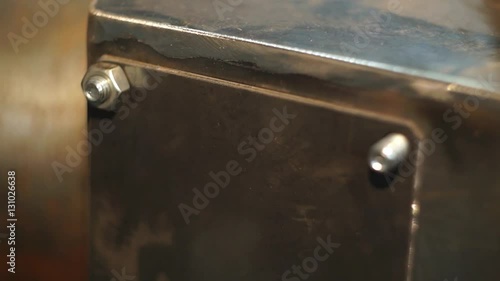 Machine For Cutting Sheet Metal In The Work
